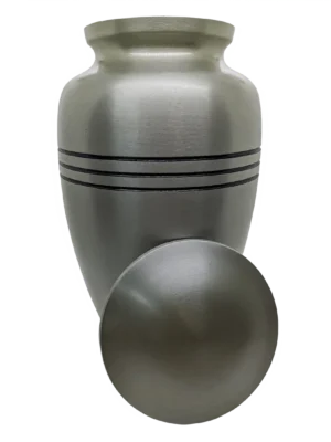 Cremation Urn – Silver (Pewter)