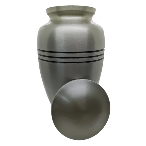 Cremation Urn – Silver (Pewter)