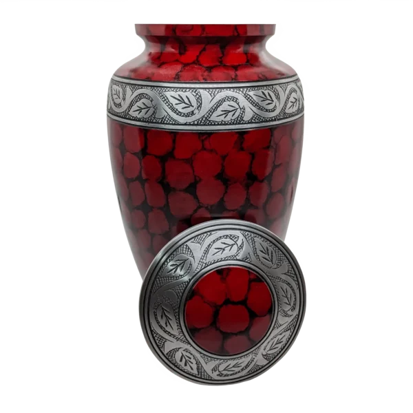 Crimson Grace – Red Cremation Urn